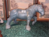 Large Ceramic draft horse