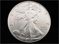 2021 1 Oz Silver Eagle 999 Silver
