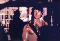 Sylvester Stallone Autograph  Rambo Photo