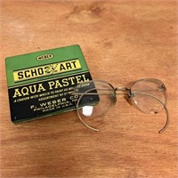 Vintage Pastels Tin, Eyeglasses