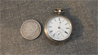 American Waltham Bond St. Model 1884 Pocket Watch