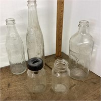 Vintage Pepsi bottles & baby bottles