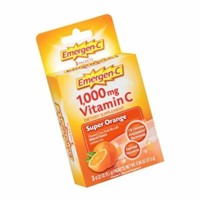 (4) "As Is" 3-Pk Emergen-C 1,000mg Vitamin C