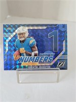 2023 Zenith Quentin Johnson Numbers Blue Prizm