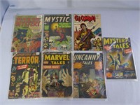 Six early comic books: Black Cat Mystery No 31 $0.