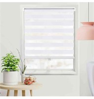 (P) KELIXU Cordless Zebra Blinds for Windows, Dual