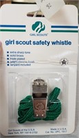 VTG 1980S GIRL SCOUT WHISTLE IN PACKAGE