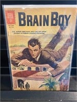 Vintage DELL 4 Color Brain Boy Silver Age Comic Bk