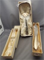 (5) Vintage NRA sterling silver utensils