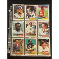 (74) 1981 Topps Football Cards With Hof