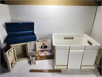 Cigar Box of Stamps, Organizing Box, Metal Boxes,