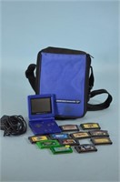 Game Boy Advance SP w/ Games