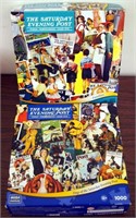 2 "The Saturday Evening Post" 1000 Piece Puzzles