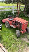 Wheel horse 12 garden tractor 8 speed and tiller
