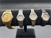 Watches (4) - Seiko, Citizen,  & Timex (2)