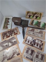 Antique Metal Stereoscope With 1899's to 1900