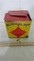 Vintage Musical Top in Original Box