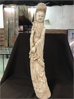 Faux Ivory Carved Figure
