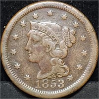 1853 US Large Cent