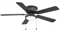 Hugger 52 In. Led Black Ceiling Fan