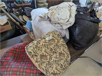 Assorted Blankets, Cushions
