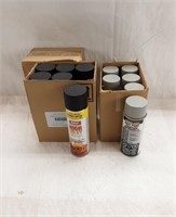SPRAY PAINT - QTY 18 CANS - ASSORTED