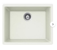 Quartztone 23.62" L x 17.75" W Sink (White)