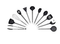 12 Piece Silicone And Stainless Steel  Utensil