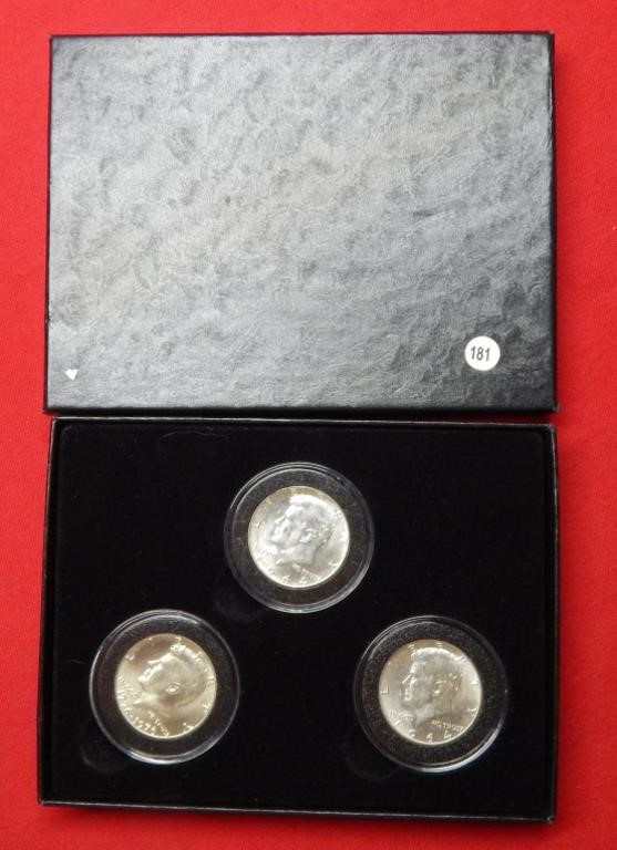 1964 P&D and 1976 S Kennedy Silver Half $