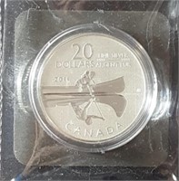 2011 Royal Canadian Mint $20 Fine Silver Coin