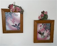 (2) 1990 Hummingbird Small Prints by Crystal