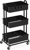 SimpleHouseware 3-Tier Metal Kitchen Cart U