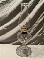 VTG Banner Hurricane Oil Lamp w/ Glass Globe