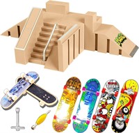 SEALED-11 PCS Kids Finger Skateboard Kit x2