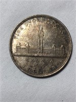 1939 Canadian Silver Dollar Coin