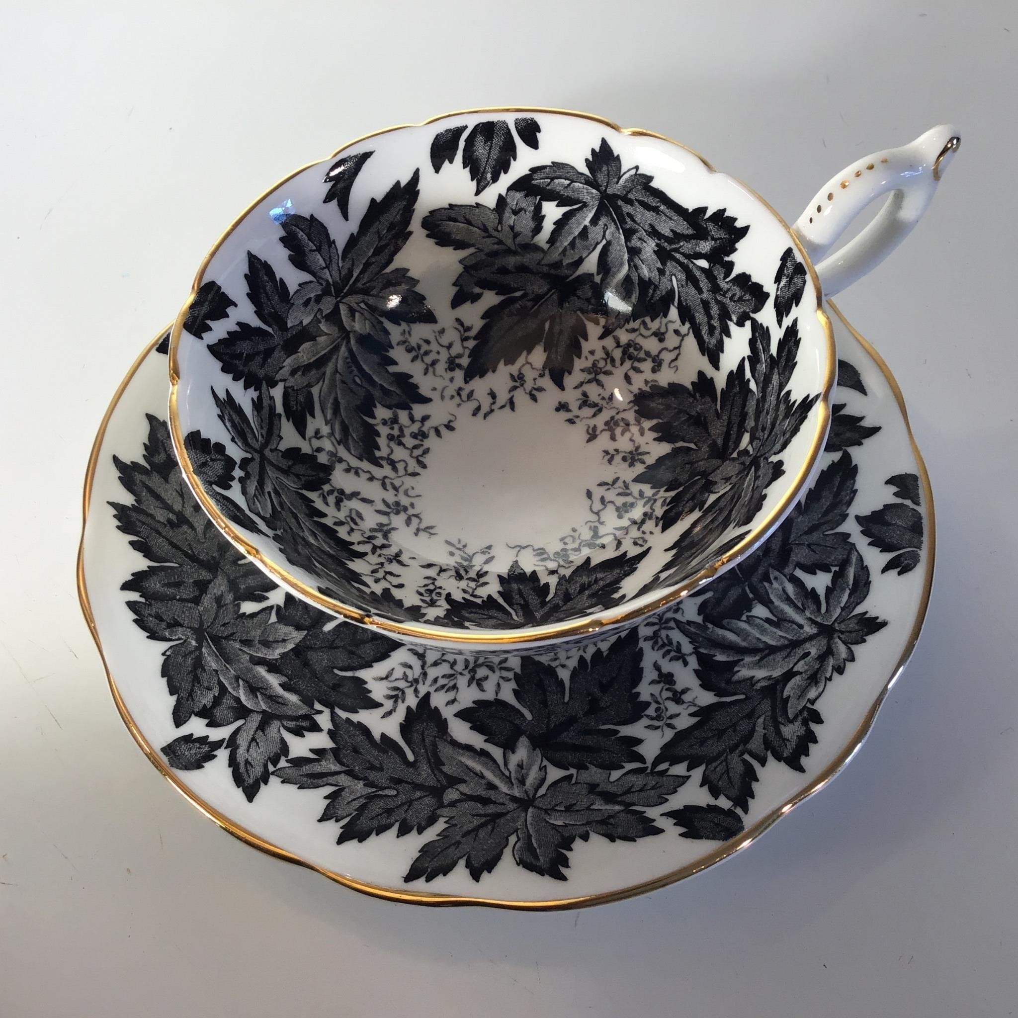 COALPORT TEACUP & SAUCER