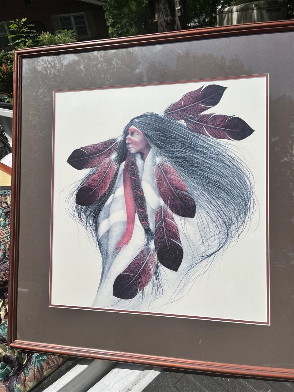 Frank Howell "Lakota Dancer" Framed Print