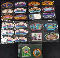 Boy Scout Council Shoulder Badges Lot Of 24 C