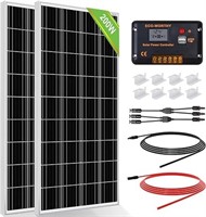 200 Watts 12 Volt/24 Volt Solar Panel Kit