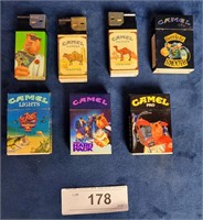 Lot of Camel cigarette lighters