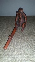 Vintage African Tribal Clay Pipe Nude