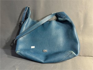 Leather MK Shoulder Bag
