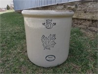 5 Gallon Western Stoneware Crock
