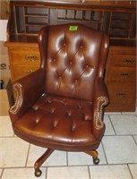 Leather style office chair