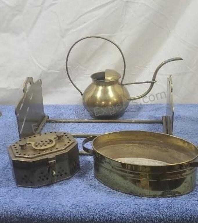 Solid brass items.