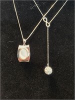 2- Sterling Silver Necklaces