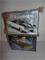 Batman Police car & '69 Plymouth Model kits