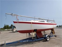 Columbia 22 Ft Sailboat