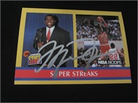 Michael Jordan signed basketball card COA