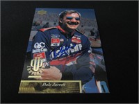 Dale Jarrett signed collectors card COA